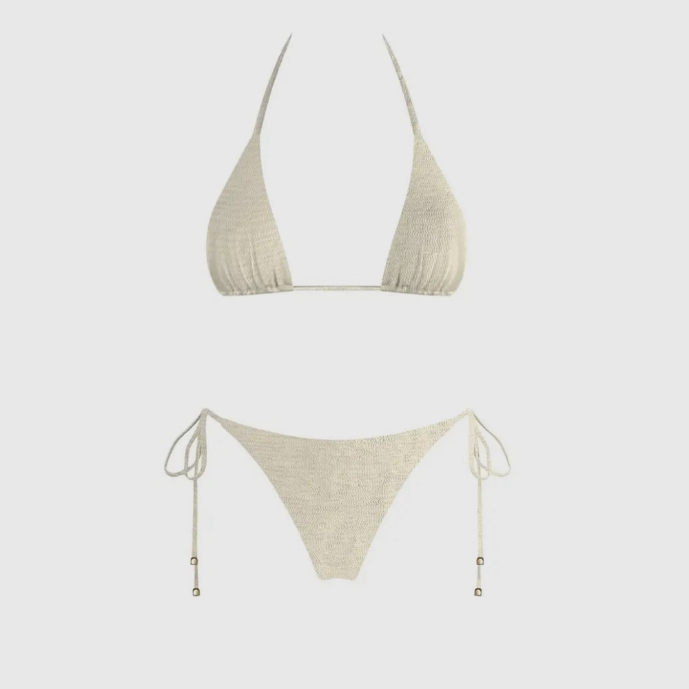 Cream Bikini Set